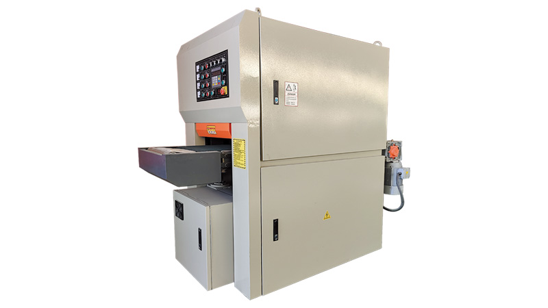 Sanding and brushing machine