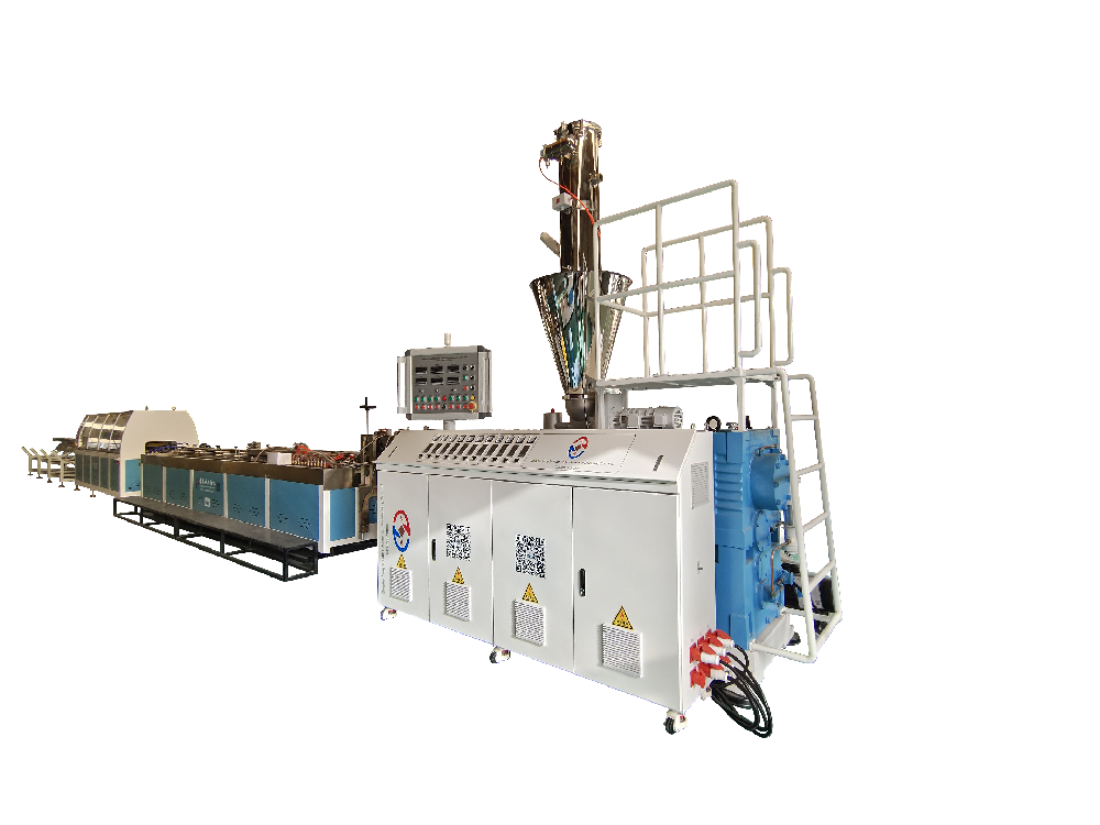 Wood Plastic Composite WPC Machine.