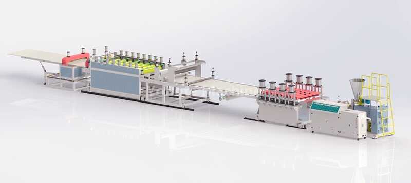 WPC Semi-crust Foam Board Making Machine